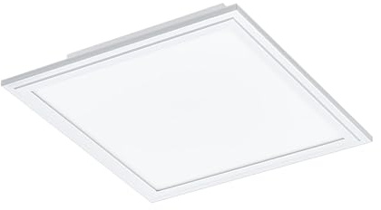 Eglo LED Ceiling Light Salobrena 1, Single-Flame Ceiling lamp | material: aluminium, plastic, colour: white, dimensions: 30x30 cm, neutral white