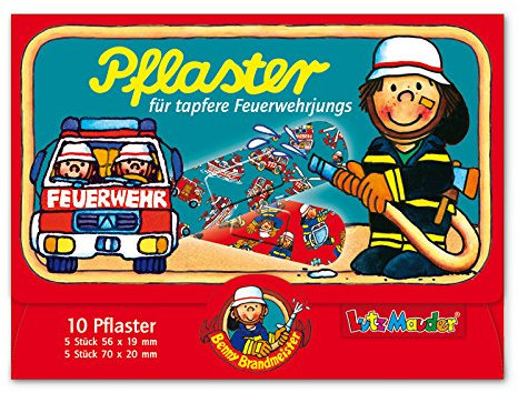 Lutz Mauder 10 Kinderpflaster * Feuerwehr 14601 // Pflaster Pflasterbriefchen Pferde Pony