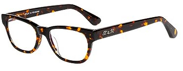 Edison & King Lesebrille Endless – Moderne Kunststoffbrille entspiegelt – gehärtet – aus Acetat (havana, +1,00 dpt)