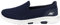 Skechers Go Walk 5, Zapatillas sin Cordones Mujer, Navy Textile White Trim, 39.5 EU