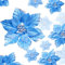36 fiori finti di stella di Natale glitterati di 3 dimensioni diverse, ideali come decorazioni per albero di Natale, Natale, capodanno, casa, esterni (blu, 7,6/10/15 cm)