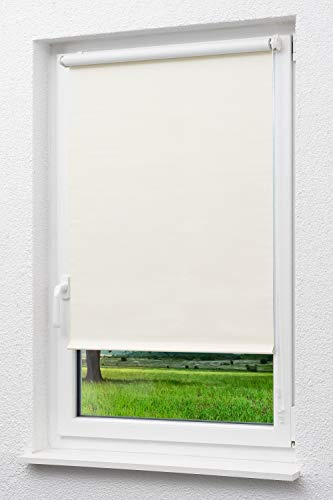 LYSEL Outlet - Mini Rollo abdunkelnd Elfenbein, (B x H) 123cm x 190cm in beige/Elfenbein