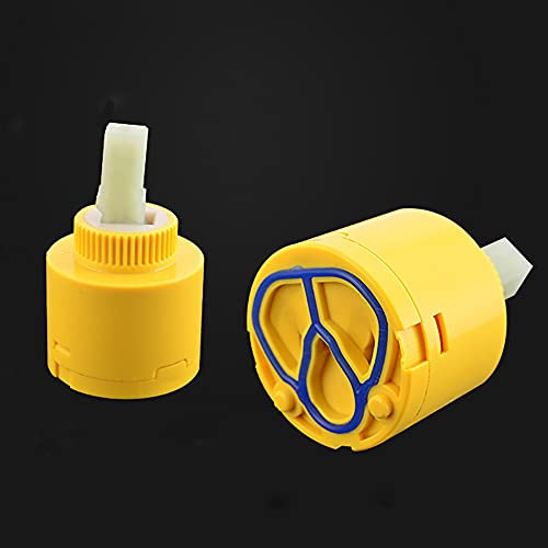 Ceramic Disc Tap Cartridge, 40 mm Ceramic disc Cartridge Valve for Single Lever monobloc Bathroom or Kitchen Blender taps Replacement