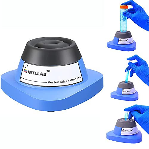 LONGROOM Mini Agitador Vortex - Lab Touch Mode Paint Mixer Shaker 2800 RPM para Tubos de ensayo de Laboratorio, Mezcla hasta 30 ml