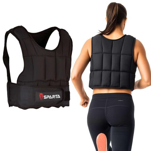 5KG, 10KG, 20KG Weighted Vest - Fully Adjustable Weight Vests for Running Training Weight Loss Jacket Workout Jogging Walking Boxing Waistcoat Strength Training, home gym Equipment Men Women