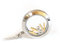 Personalisierte Medaillon-Kette klein 25mm mit Buchstaben, Alphabet, Halskette, Geburtssteine,silber, rosegold, gold