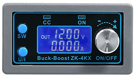 Boost-Stromversorgungsmodul Aufwärtsstromversorgungsmodul DC Programmierbarer einstellbarer DIY-Konstantspannungsstrom für elektronische Geräte ZK-4KX