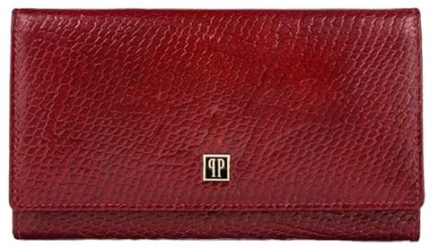 Geldbörse damen groß viele fächer Ledergeldbörse Paolo Peruzzi T-09
