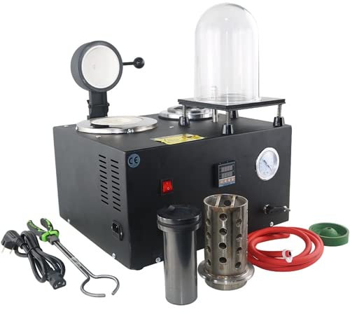 Guss-Vakuum- und Schmelzmaschine, digitales Display, hohe Temperatur, verfeinert, Edelmetall, Schmuckguss 220V