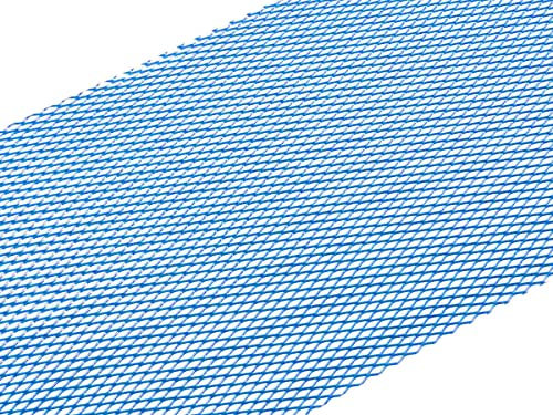 Rejilla de Aluminio para Tuning 33 x 100 cm Color Azul estilo panal abeja universal coches