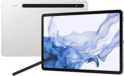Samsung Galaxy Tab S8 11 Inch 128GB 5G Android Tablet Silver (UK version) (Renewed)