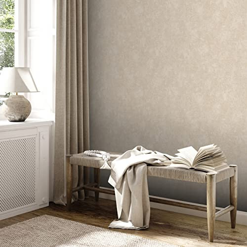 Unitapete Creme Champagner - Livingwalls Premium Wall 2 389699 - Vliestapete Einfarbig - 10,05 m x 0,53 m Made in Germany