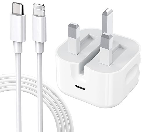 iPhone Fast Charger, 20W iPhone USB C Fast Charger Plug With 1M iPhone USB C Fast Charger Cable Compatible with iPhone 14/14 Plus/ 14 Pro/ 14 Pro Max/ 13/12/ 11/ X/XR/SE/8/7/ Pad