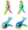 4 pièces de Pinces à Serviettes de Plage Grande ​Pinces à Serviettes en Plastique Pince Porte-Serviettes de Plage pour Piscine de Vacances