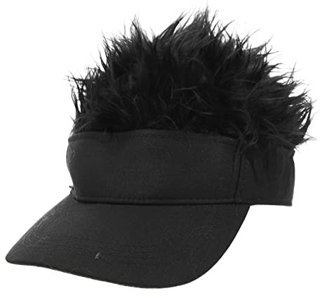 FRCOLOR Perücke Kappe Baseballkappe Hut Für Frauen Verstellbare Golfkappen Männer Baseballmütze Damenhüte Schirmmütze Haar Stachelsonne Hut Perücke Grüne Outdoor-hut Cosplay Mann