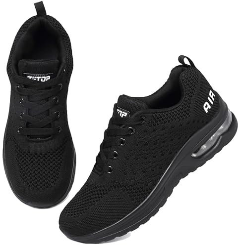Laufschuhe Damen Turnschuhe Sneaker Damen Sportschuhe mit Luftpolster Sneaker Atmungsaktives Joggingschuhe Leichte rutschfest Straßenlaufschuhe Walkingschuhe Gym Fitness Running Shoes Women