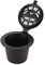 Filtros de café, 3 uds. Cápsulas de café Reutilizables para el Hogar Filtro de Cápsulas Recargables Apto para Nespresso (Negro)
