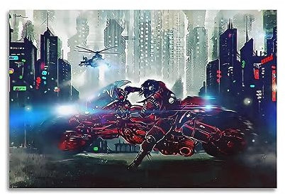 VZRSQZK Racing Akira Poster, dekoratives Gemälde, Leinwand, Wandposter und Kunstdruck, modernes Familienschlafzimmer, Dekoration, Poster, 20 x 30 cm