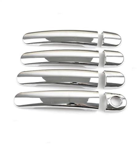 TWSIT Außentürgriff Auto Außentür Griff Abdeckungen Dekor Für VW Für Golf 4 Für Jetta Für Bora MK4 1999-2004 Für Rabbit A4 1J Autotürgriff (Farbe : Silver B)