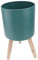Sosoport 1Stk Blumentopf aus Eisen pflanzentopf mit Gestell Blumentopf mit Ständer Kreativer Blumentopf Eisenblumentopf zimmerpflanzen Haushalt schmücken Ornamente Blumenstand hölzern