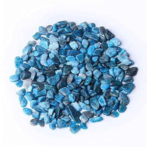 BIANMTSW Pierre minérale de 100 g de Gravier d'apatite Naturelle Gravier de Cristal de Couleur Primaire Décoré Pot Fish Tank Balance Décoration de Pierres précieuses Collections de la Maison