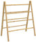 vidaXL Doppel Handtuchleiter, Handtuchständer mit 4 Sprossen, Handtuchablage für Bad Wohnzimmer Schlafzimmer, Garderobe Wäschetrockner, Bambus