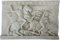 Alexander der Große im Kampf mit Persern, griechische Skulptur, Statue, Relief, Wanddekoration