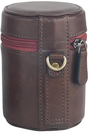 Pochette personnalisée en cuir synthétique pour objectif d'appareil photo, étui épais pour photographe, protecteur d'objectif pour objectif d'appareil photo micro-simple, appareil photo SLR,