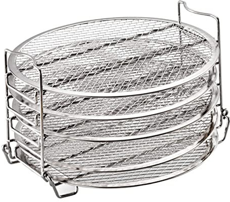 TOPBATHY Air Fryer Oven Accessory Dehydrator Rack Cooker Rack Bracket Safe Easy to Clean Compatible