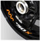 Aufkleber für Felgenräder Innenring Radaufkleber Reflektierende Felgenaufkleber Nabenstreifenband Dekoration Emblem Für NC750X Für NC750S Für Nc750x Abziehbilder & Aufkleber(Multi-colored8)