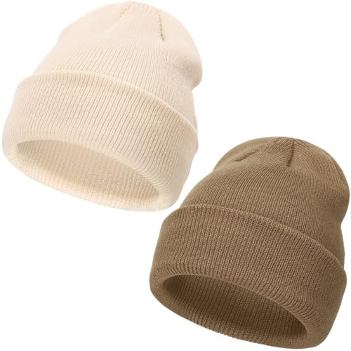 DRESHOW Kleinkind Beanie Kinder Wintermützen Kinder Weich Stricken Unisex-Mütze für Baby Jungen Mädchen Warm Mütze Mützen für 6 Monate-7 Jahre