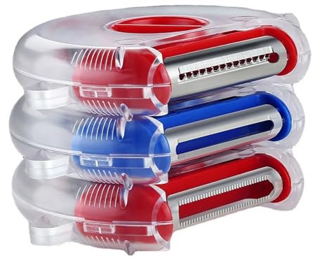 Miaoyak 3 In 1 Magic Trio Peeler Set, Multi-function Fruit Potato Slicer, Zesters Grater Kitchen Tool Accessories