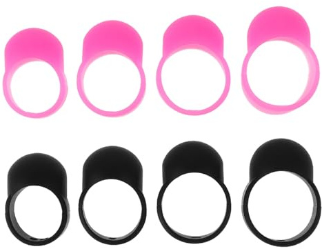 WHAMVOX 8pcs Silicone Drumstick Tips for Hand Pan Drum Finger Drum Pad Lotus Handpan Dampeners Set