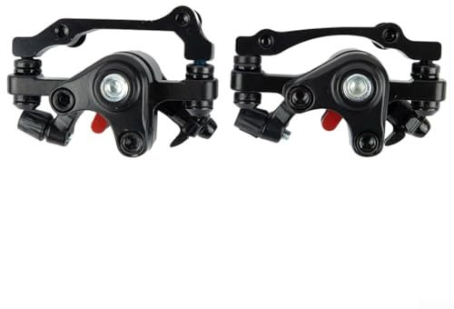 Frenos de disco mecánicos para bicicleta de montaña, incluye pinzas delanteras y traseras con pastillas (pastillas de freno de disco)