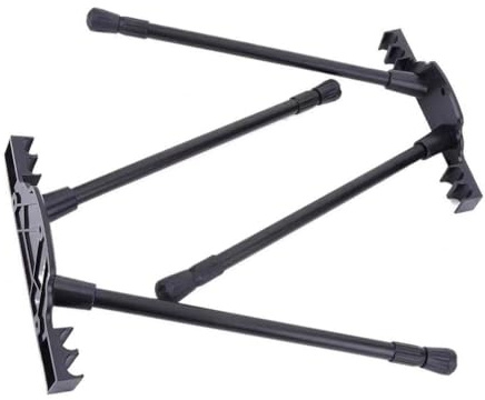 Gettimore Pieds de table pliants, rétractables et réglables en hauteur (43-62 cm), pieds de meubles pliables pour table de bricolage, bureaux, postes de travail informatiques, avec connecteurs en