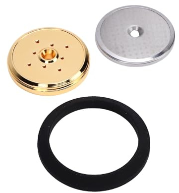 CHICIRIS Kaffeemaschinen-Duschhalter, Edelstahl-Duschhalter mit Größerem Lochdesign und Silikondichtung, für Nuova 58 Mm Gruppenkopf-Kaffeemaschine