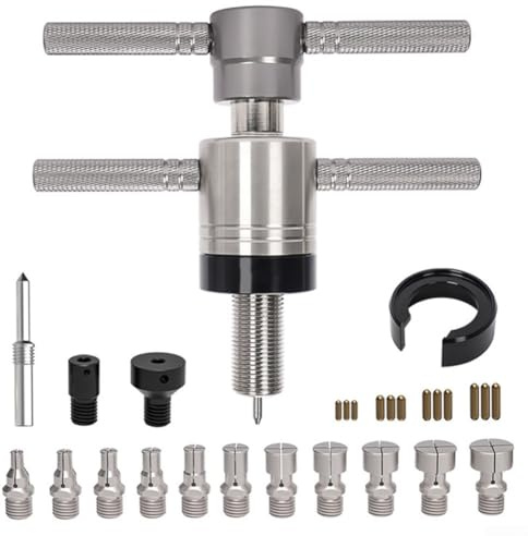 Belnotelt Bike For Frame And Wheel Bearing Removal Tool Set Featuring Alloy Steel Build And Hardened Expansion Insert Compatibility