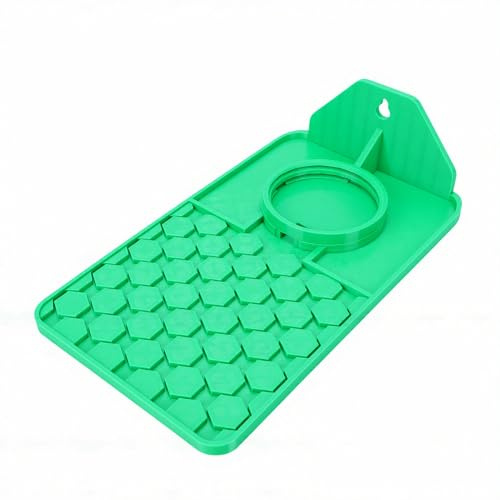 OVAQUIXI Bee Water Dispenser Plastic Hanging Watering Station 25 X 14.2 X 6.2 Cm Wall Mount Pollinator Drinker with Cup Design for Garden Backyard Tree Beekeeping Use