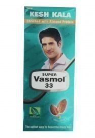 Super Vasmol 33 Hair Oil 100ml - Kesh Kala Enriched with Almond Protein by Hygienic Research Institute PVT Ltd