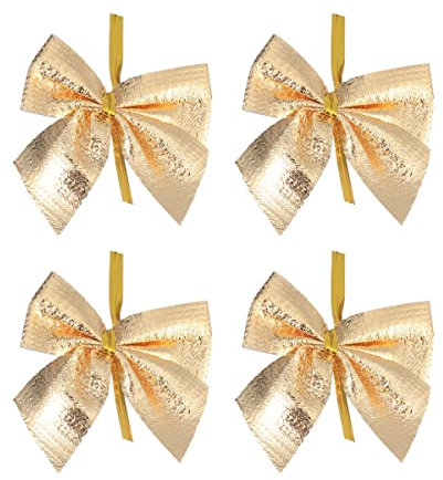 Stück Schleifen aus Geschenkband Dekoration für Weihnachtsbaum Brosche Pin