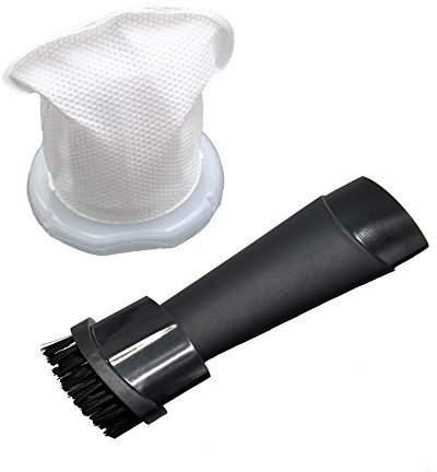1 Schmutzfilter Filter + 1 Düsenset Düse u. Bürste geeignet für Vorwerk Akkusauger VC100 VC 100