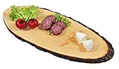 Meeting Tagliere Corteccia rostiera in Legno Naturale Stile Vintage (50cm)