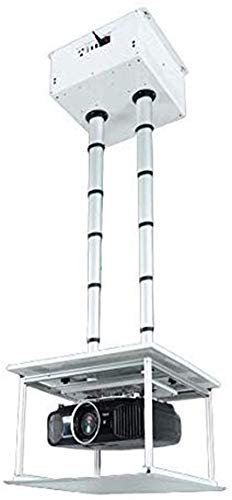 CGOLDENWALL Electric Projector Lift 100-300cm Projector Hanger Mount Accurate Positioning Projector Lift Ceiling Mount Bracket (Lifting Stroke:250cm)