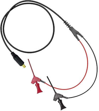Telituny Mini Oszilloskop-Sonde, MCX Oscilloscope Prüfspitzenhaken Prüfsonde für DS202 DS203 DS211 DS212 DSO201 DSO112A Mini-Taschen-Oszilloskop mit Prüfspitzen