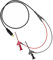 Telituny Mini Oszilloskop-Sonde, MCX Oscilloscope Prüfspitzenhaken Prüfsonde für DS202 DS203 DS211 DS212 DSO201 DSO112A Mini-Taschen-Oszilloskop mit Prüfspitzen