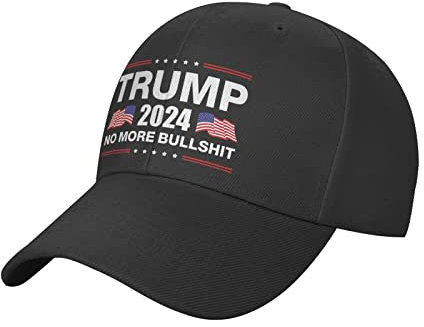 Trucker Hat Funny Trump 2024 No More Bullshit Casquette MGK Hat Dad Baseball Cap