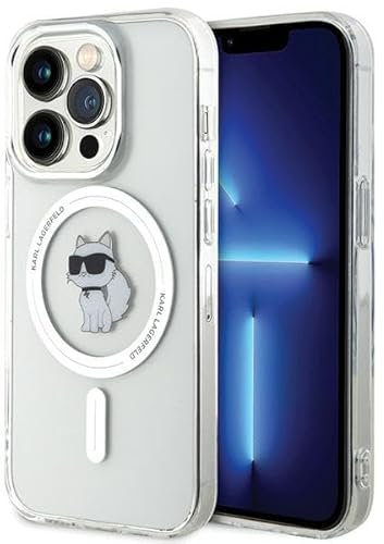 KARL LAGERFELD KLHMP15LHFCCNOT Hartschale transparent für iPhone 15 Pro 6,1 Zoll (15,4 cm) mit Eule, IML