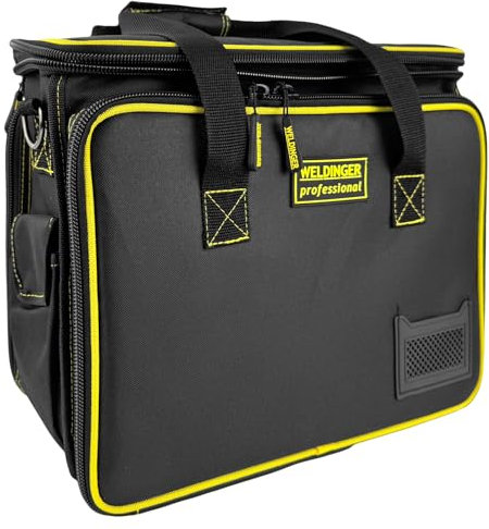 WELDINGER Werkzeugtasche Monteur geschlossen drei Staufächer Schultergurt