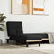 Xichuzi Chaiselongue Schwarz Stoff, Relaxliege Wohnzimmer, Relaxsessel, Lesesessel, Ruhesessel, Bettsofa 352818