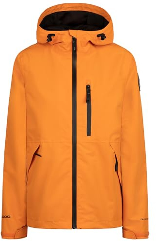 DLX Womens Waterproof Hooded Jacket Robina - Adjustable Hood, Water-Repellent Zips, Multiple Pockets, Adjustable Hem & Cuffs, 100% Polyester Shell & Lining